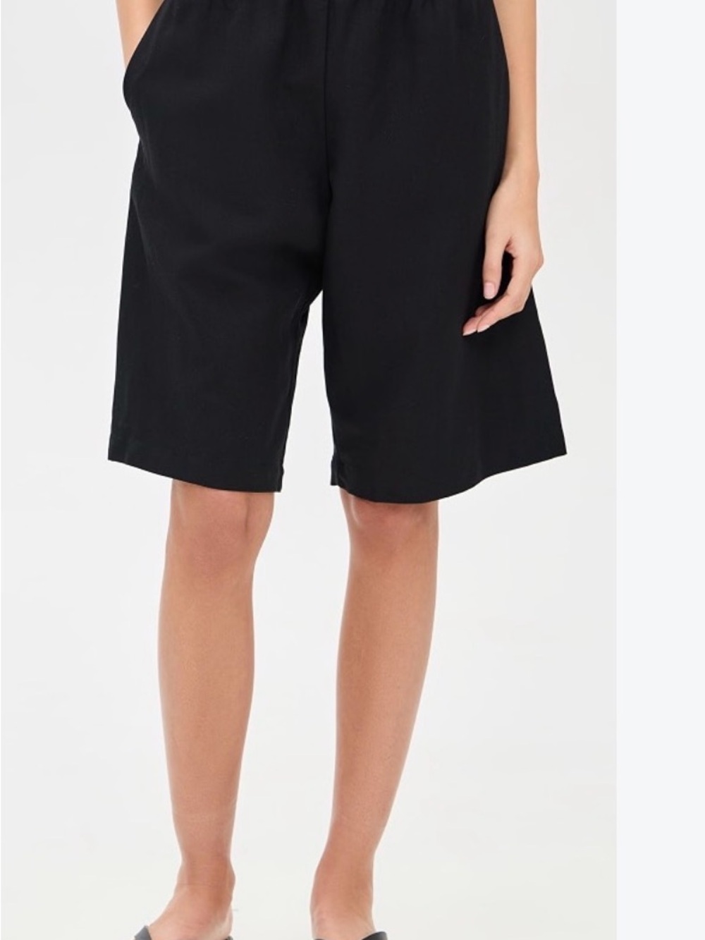 Banana Republic Cotton black bermuda